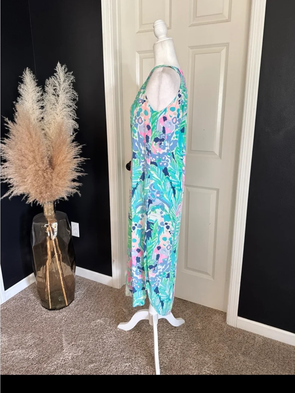 Lilly Pulitzer Bailey Floral Maxi Dress 100% Silk
size Small - Picture 10 of 12
